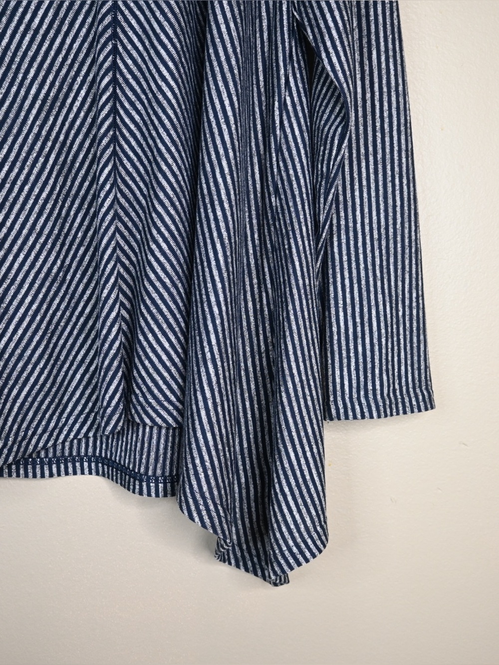 Jones New York Women's 1X Cowl Neck Vertical & Diagonal Stripes Flowy Tunic NEW - Picture 5 of 10
